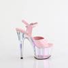 Pleaser - ADORE709HT Sandale à bride à la cheville, Pole dance chaussures - Rose Product image